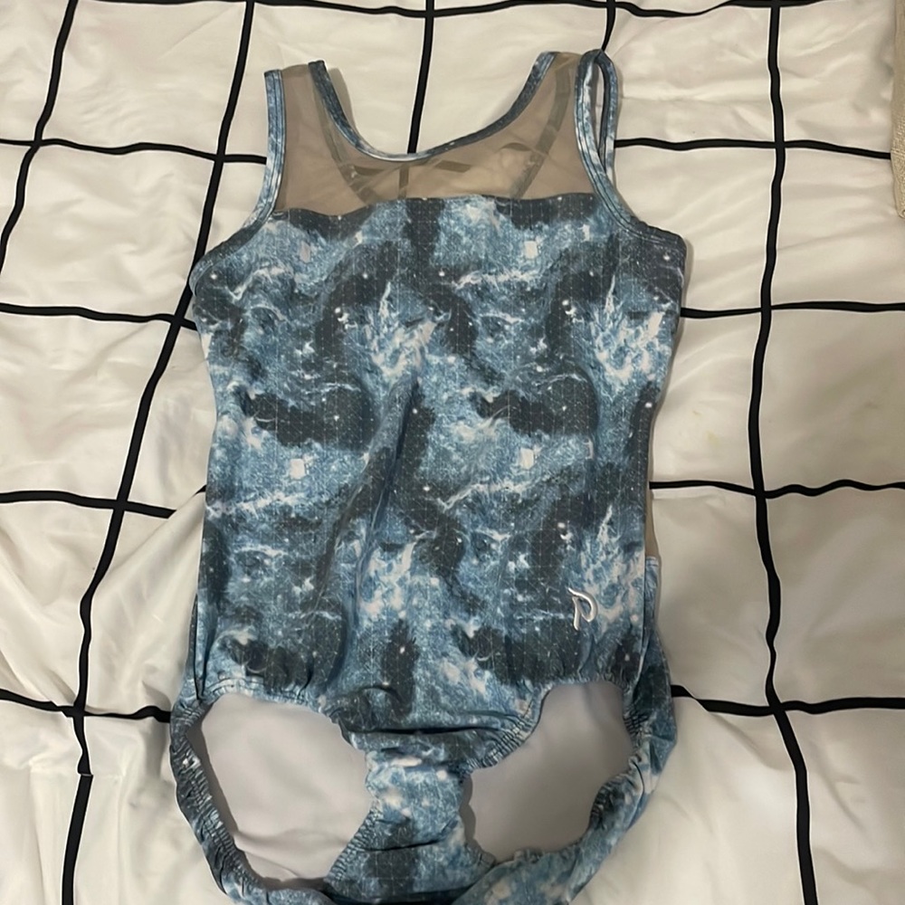 Plum practice wear gymnastics leotard